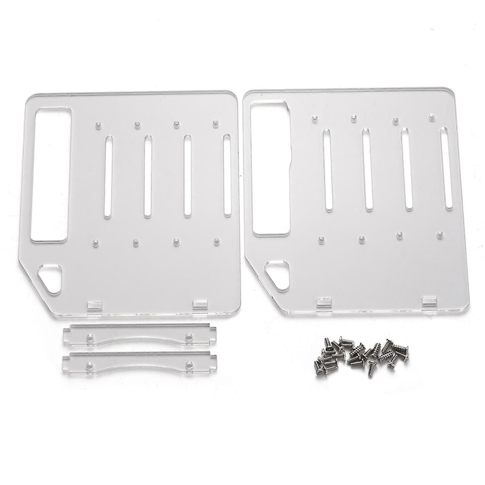 Hard Drive Rack Enclosure 4/6/8/10 Bay Acrylic Cooling Solution for 3.5" HDDs