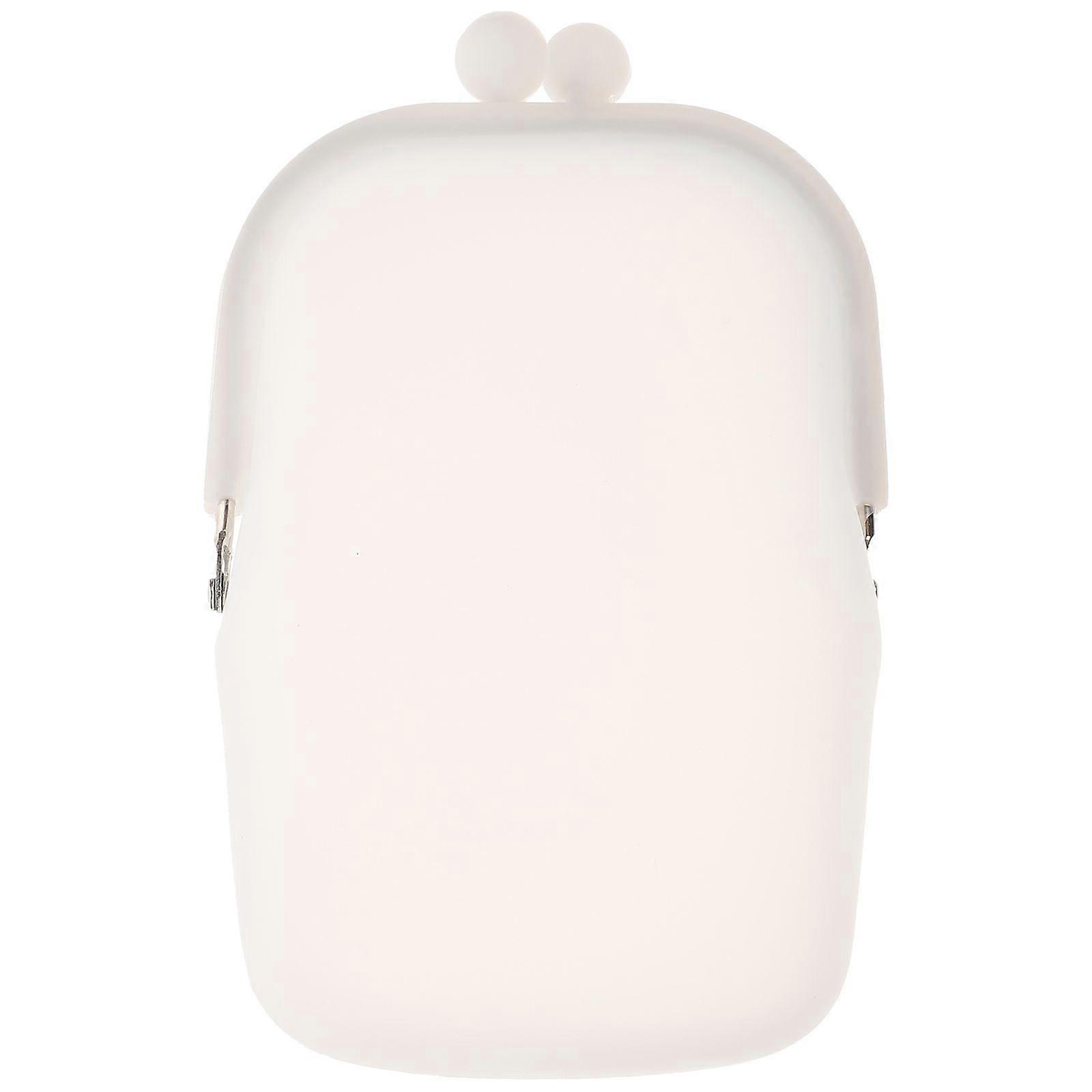 Silicone Pouch Purse Wallet Multifunction Solid Color Short Coin Purse