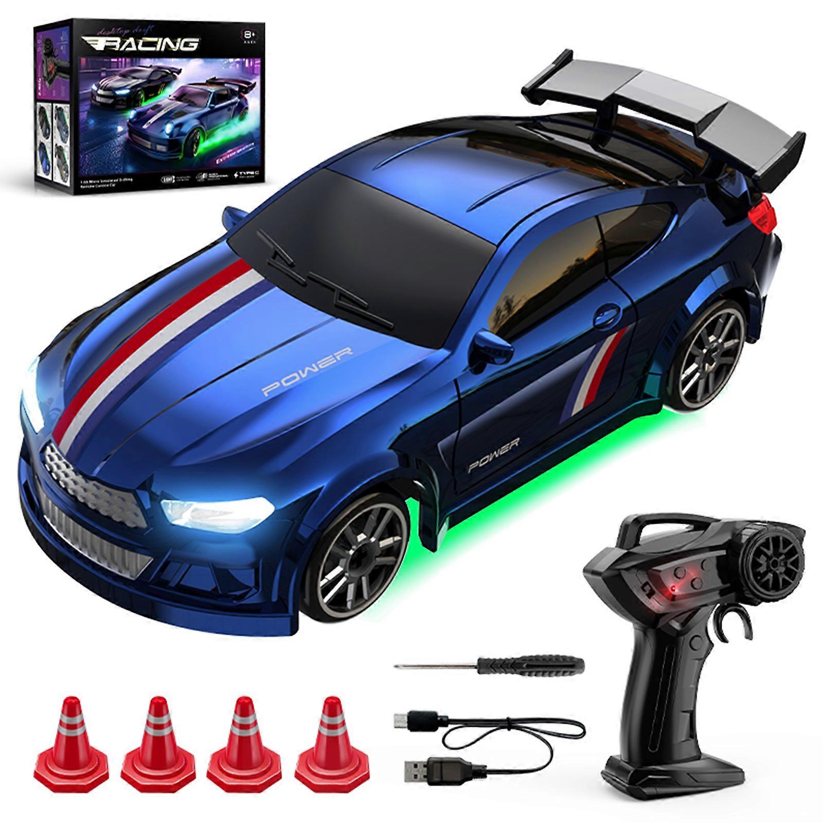 1:64 2.4G High -Speed Drift Rc Car 4WD Remote Control Car Mini GTR Racing Model