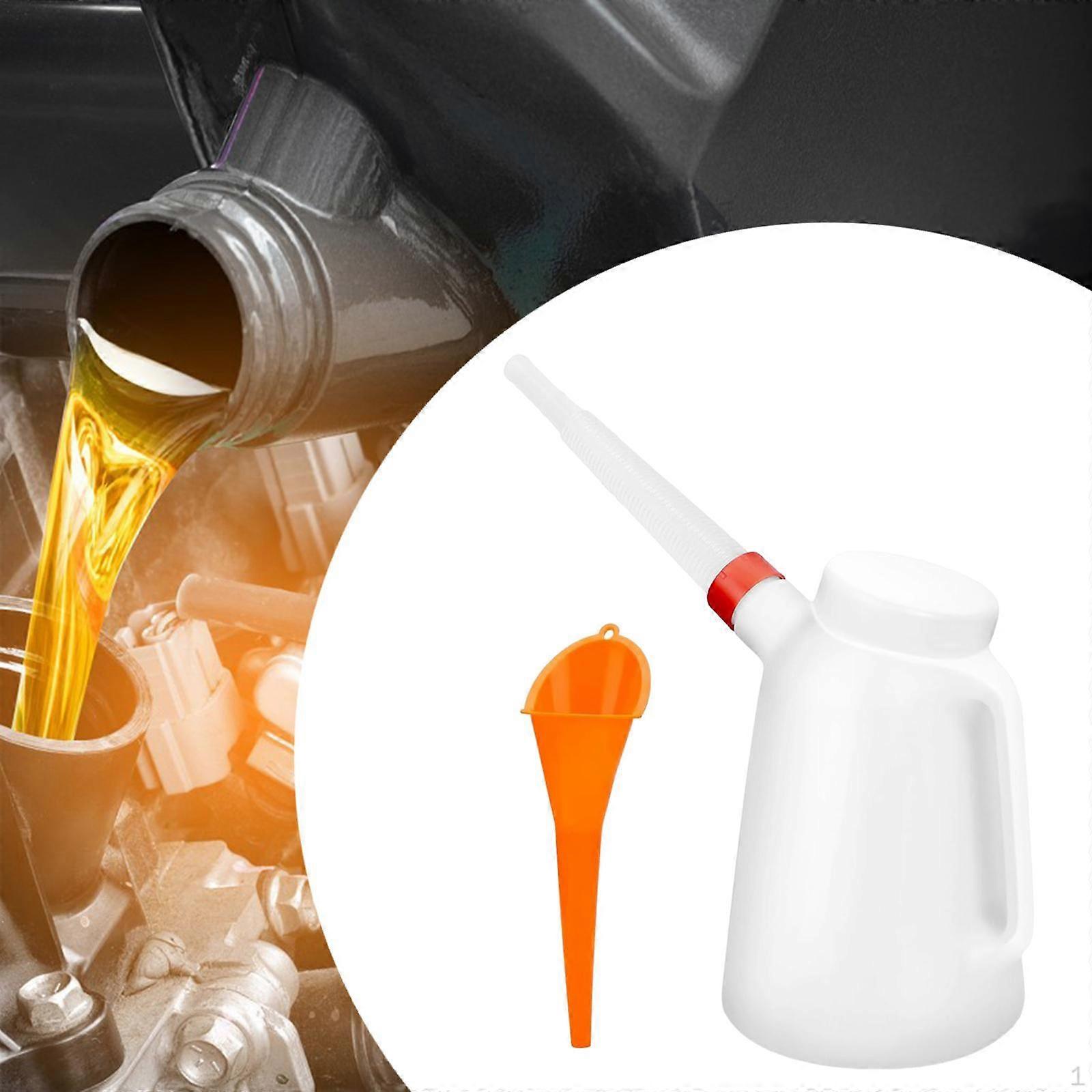 Oil Dispenser Jug with Flexible Spout for Automotive Applications
