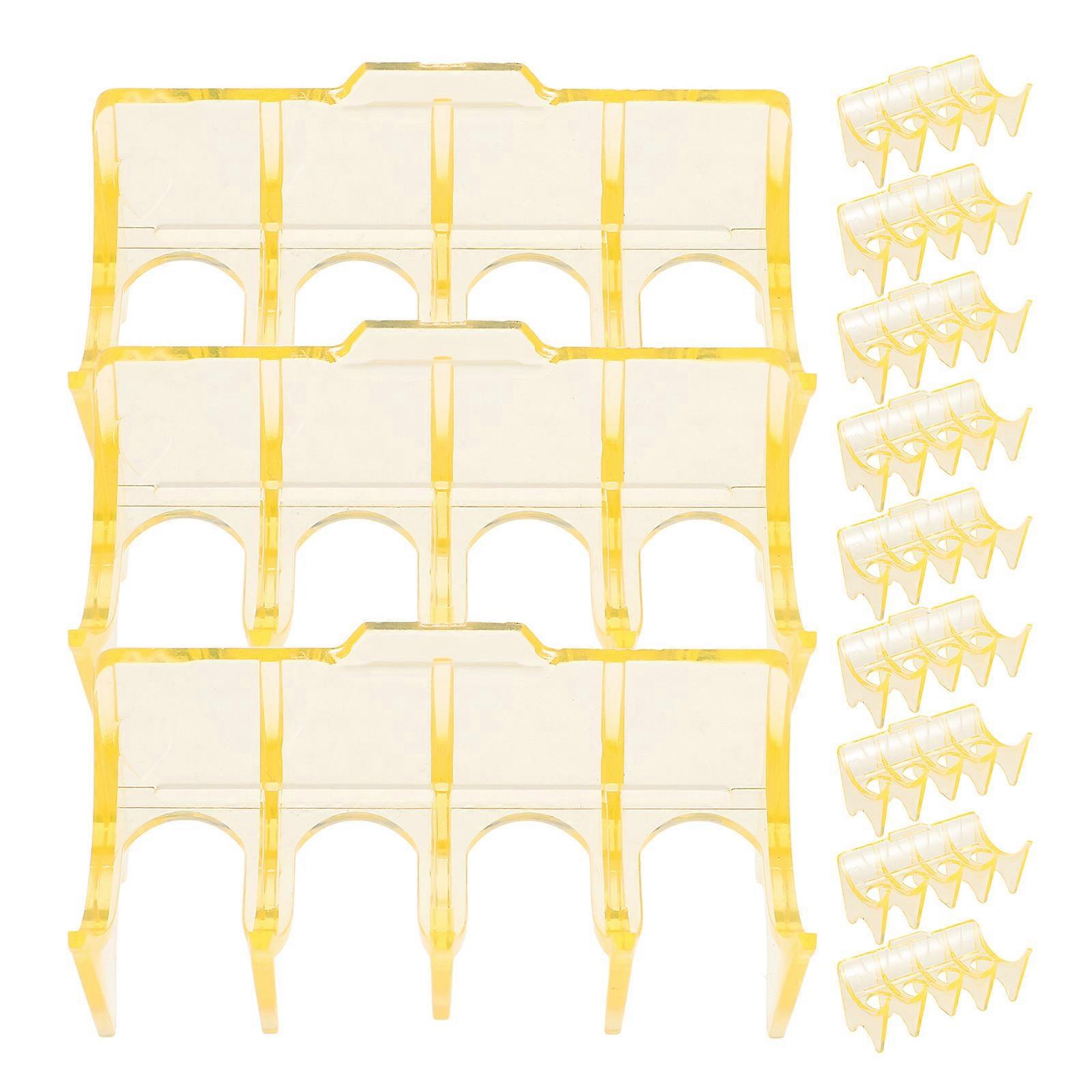 Plastic Hair Curling Tools Holder for Perm Rollers 12Pcs Organizer