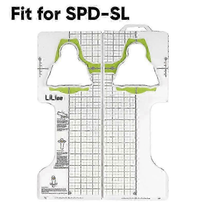 Bicycle cleat adjustment tool suitable for SPD/KEO with dimensions 110mmx290mm