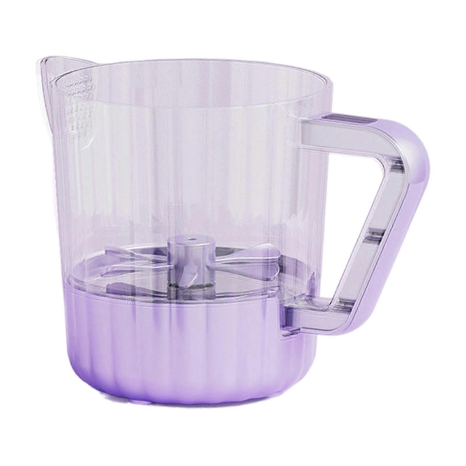 1L Electric Mixer with ABS Construction Visible Measurement Lines Comfortable Grip Suitable for Extended Baking  Purple