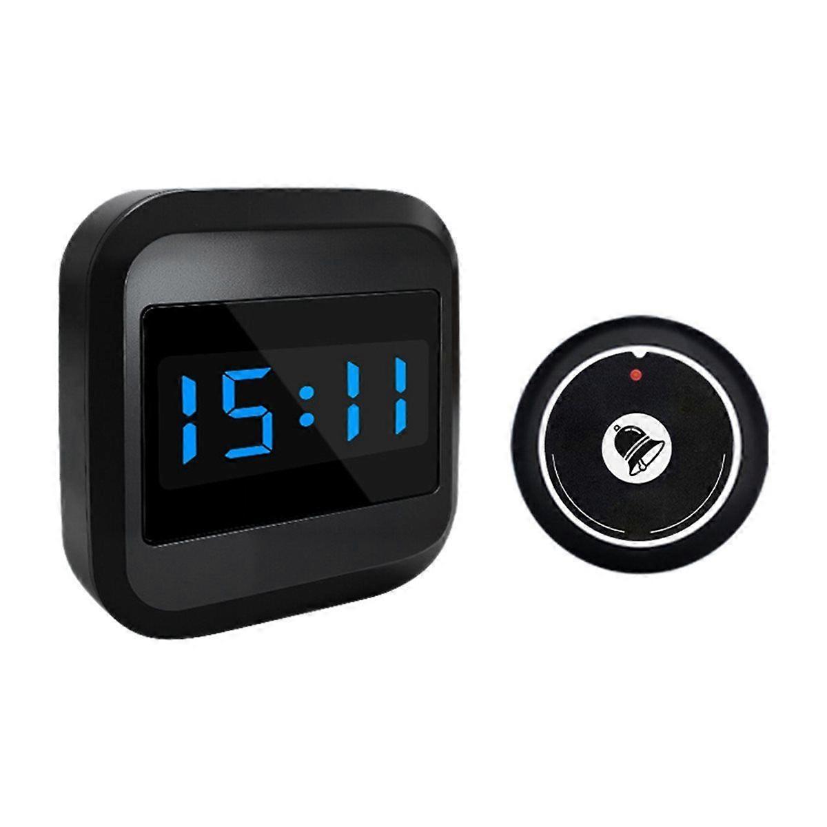 Wireless Doorbell Pager Waiter Calling System EU Plug