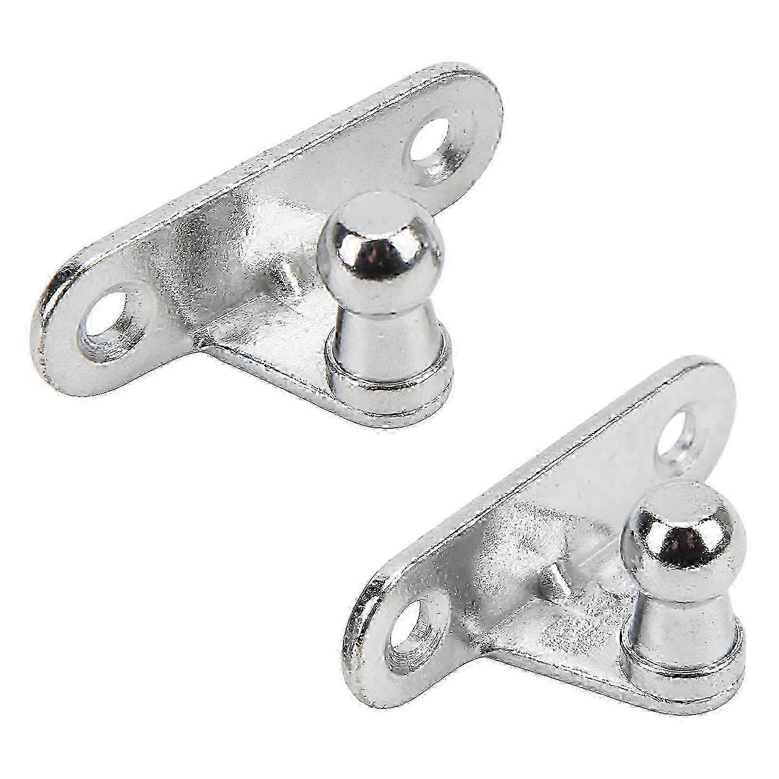 2pcs Gas Strut Mounting Bracket 10mm Ball Stud Metal Universal Multi Fit for Engine Trunk
