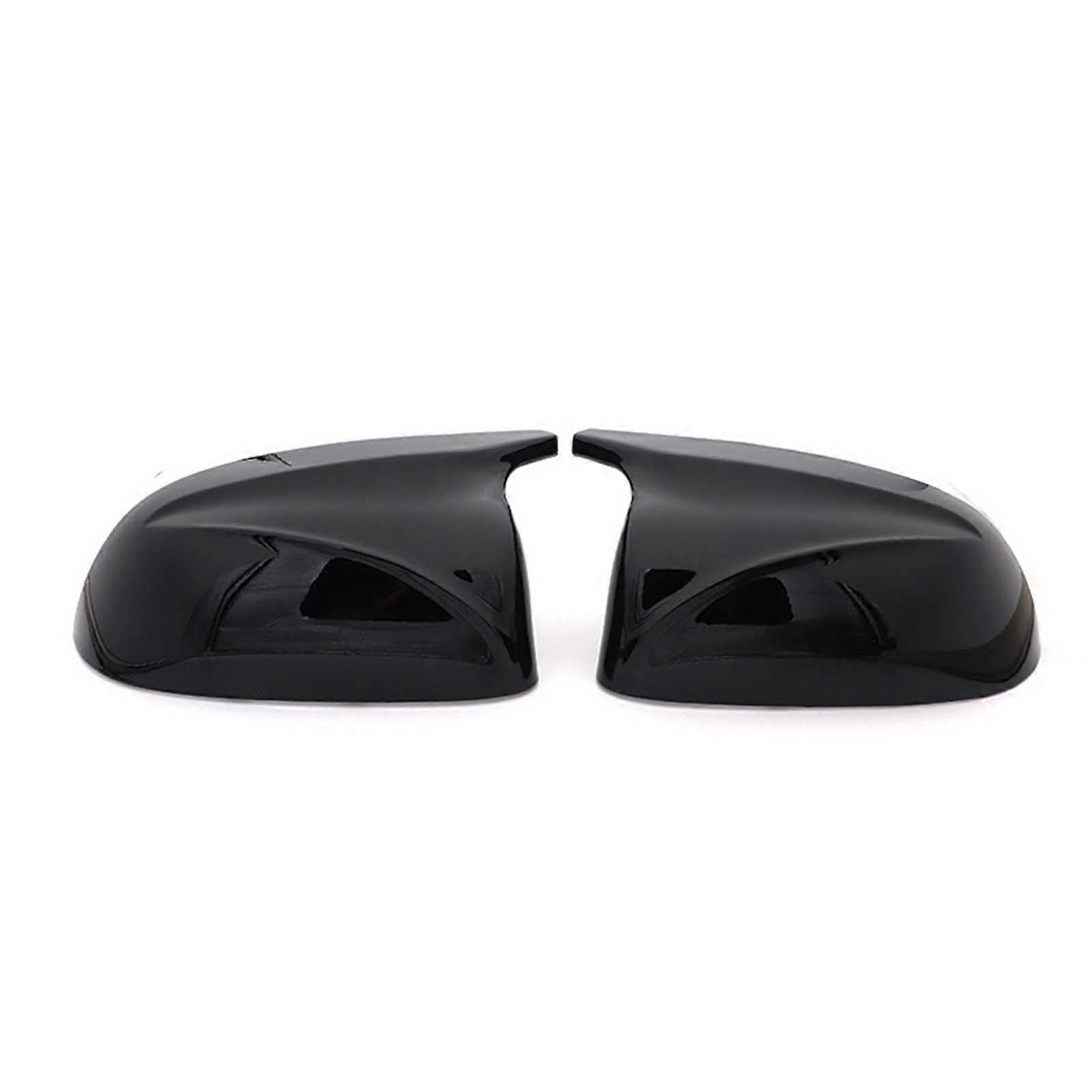 Wing Mirror Cover Caps Pair 20182022 ABS Side Rearview Replacement Black for X5 G05