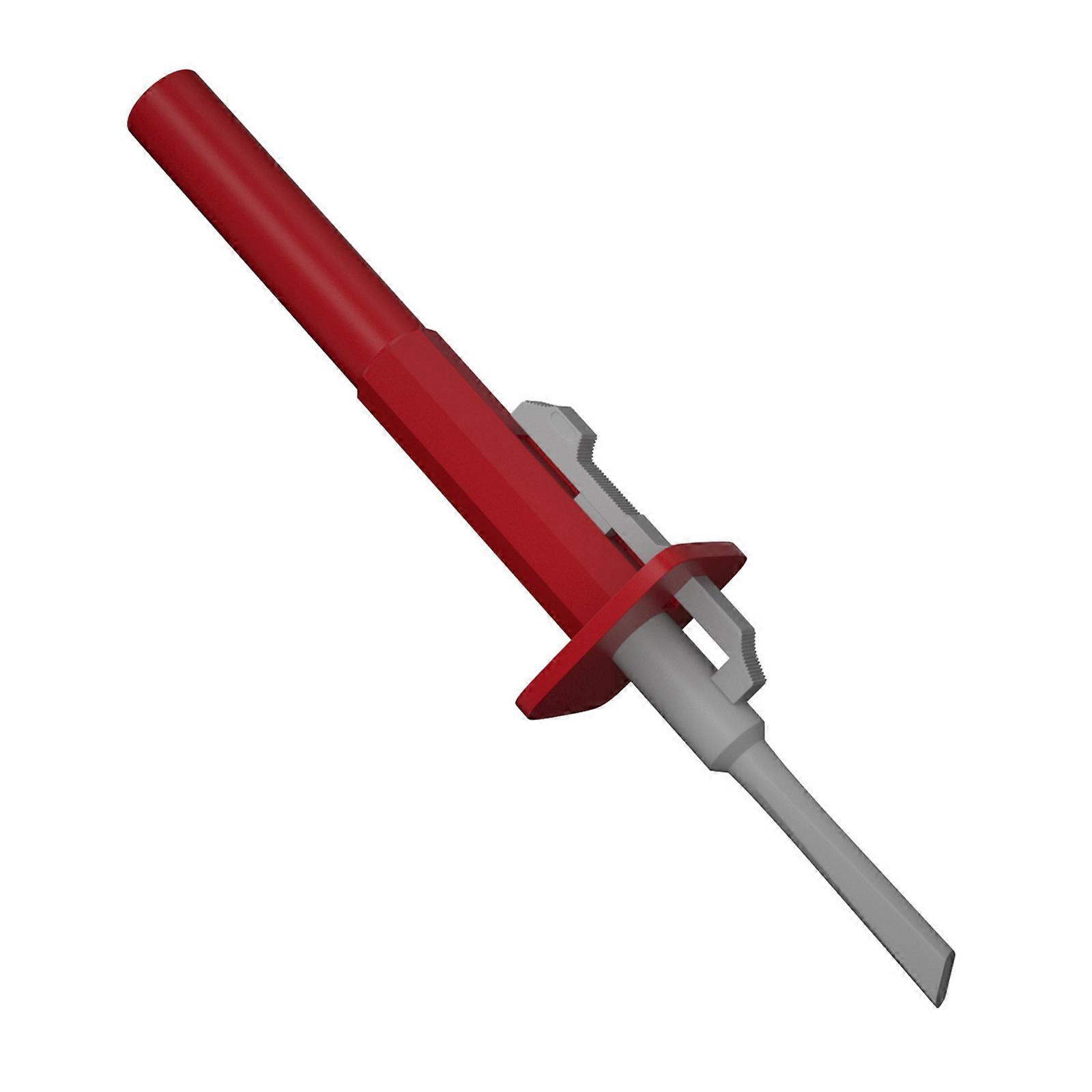 High Compatibility 4mm Banana Connector Test Hook for Reliable Result in Electrical Testing School Teaching And Repairs  Red