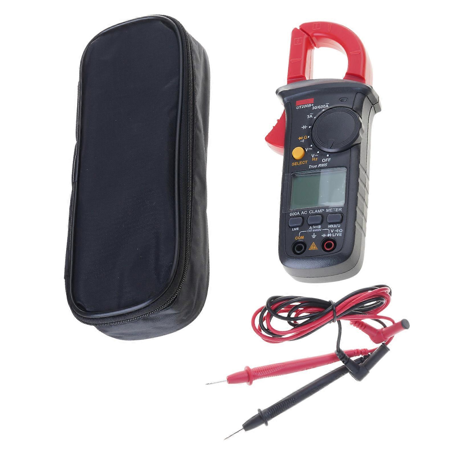Digital Multimeter with Data Hold Backlit Flashlight Electrician Tool Clamp Meter Current Voltage Meter Test Diode Multicolor