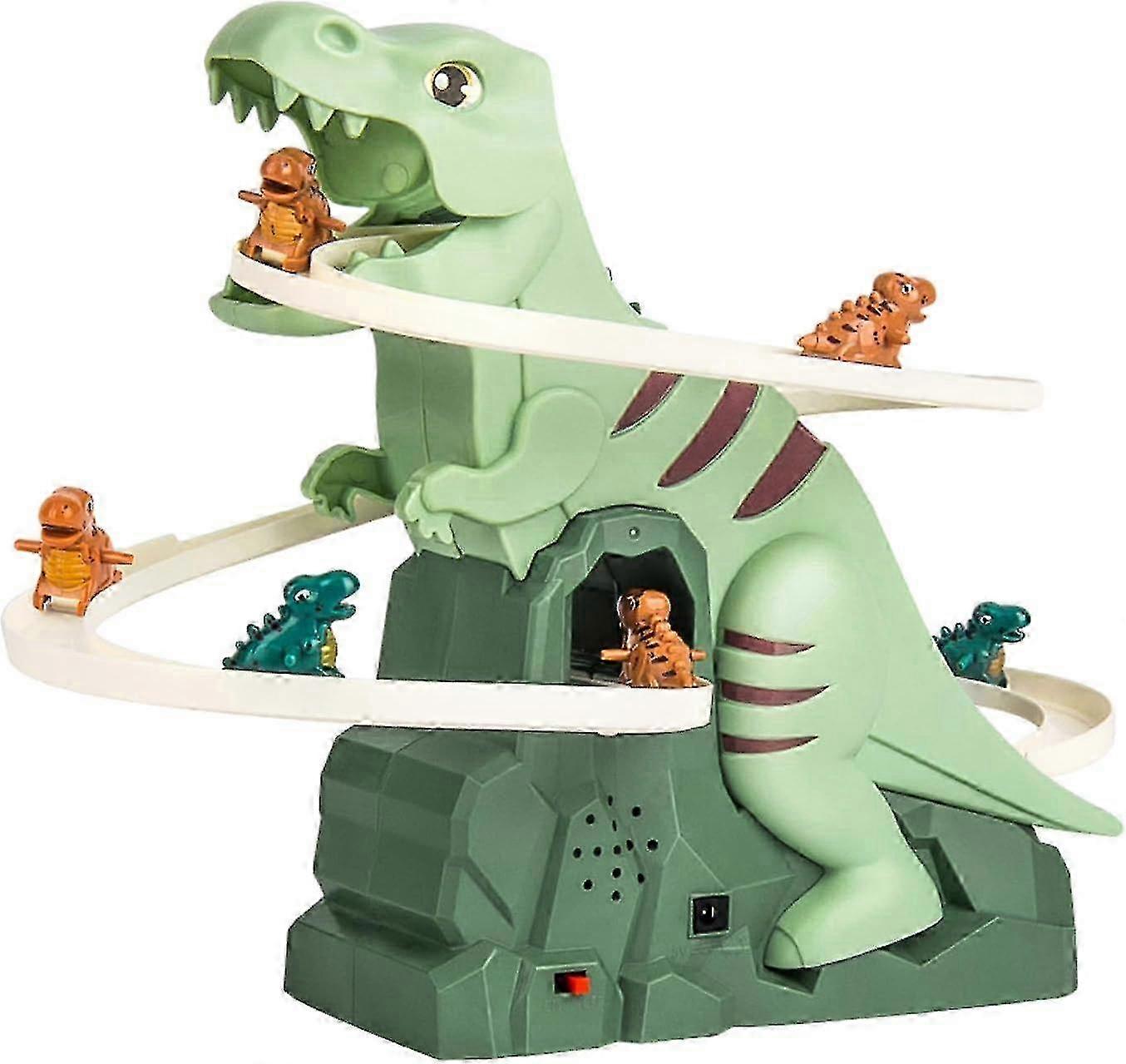 Dinosaur Climbing Slide Toy, Stair Climbing Dinosaur/Ducks, Small Dinosaur Climb Stairs Toy Roller C p