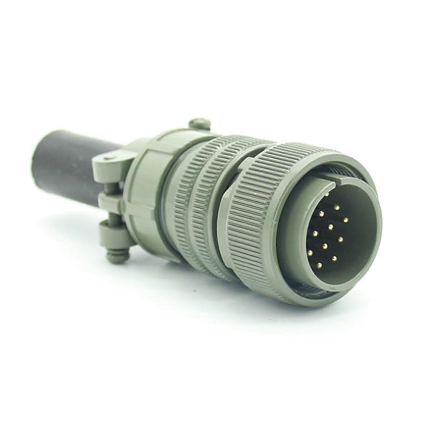 14 Pin Circular Plug Connector for Military, Aerospace and Industrial Applications