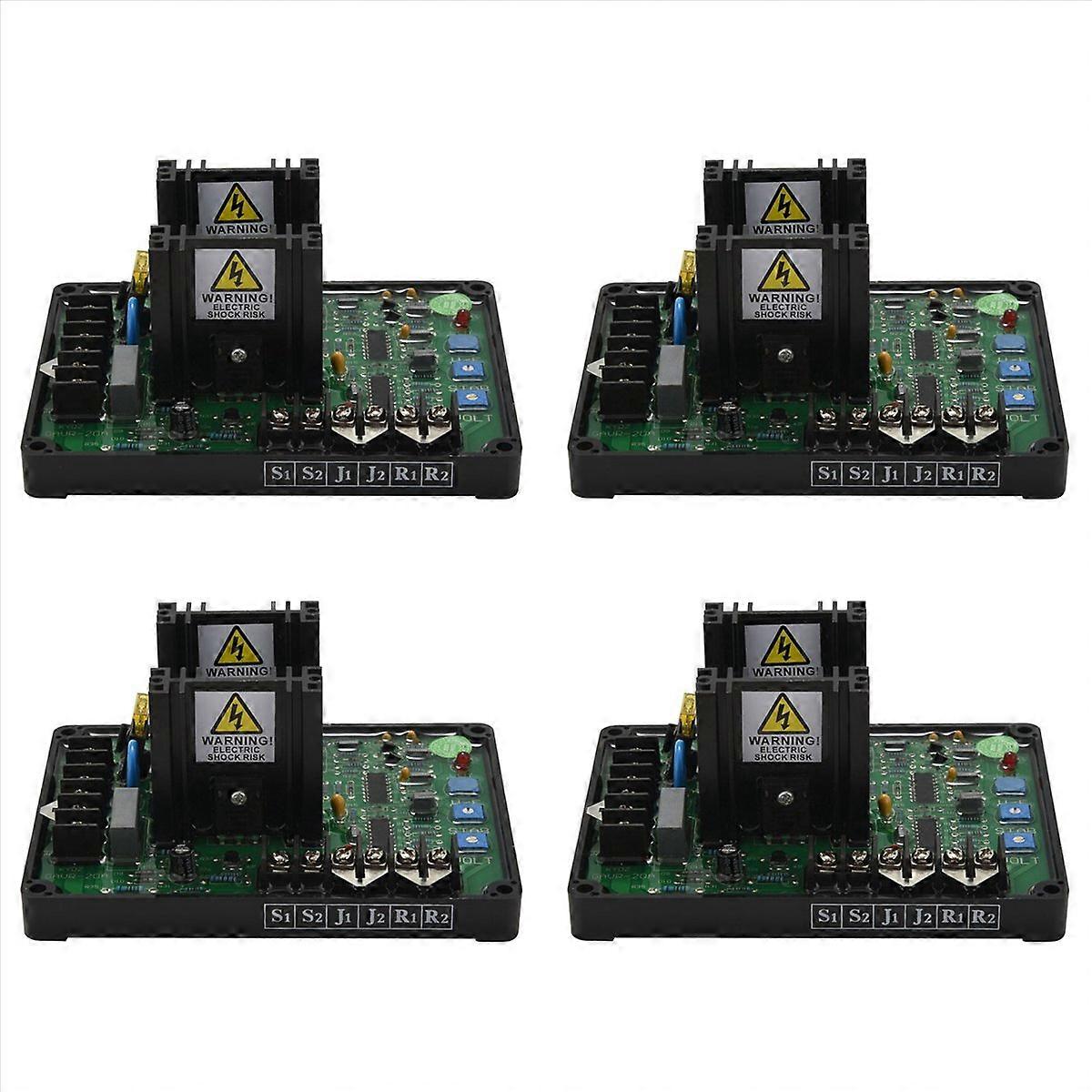 4X Gavr-20A Av Universal Brushless Automatic Voltage Regulator Module Avr Generator 220/400Vac Frequ