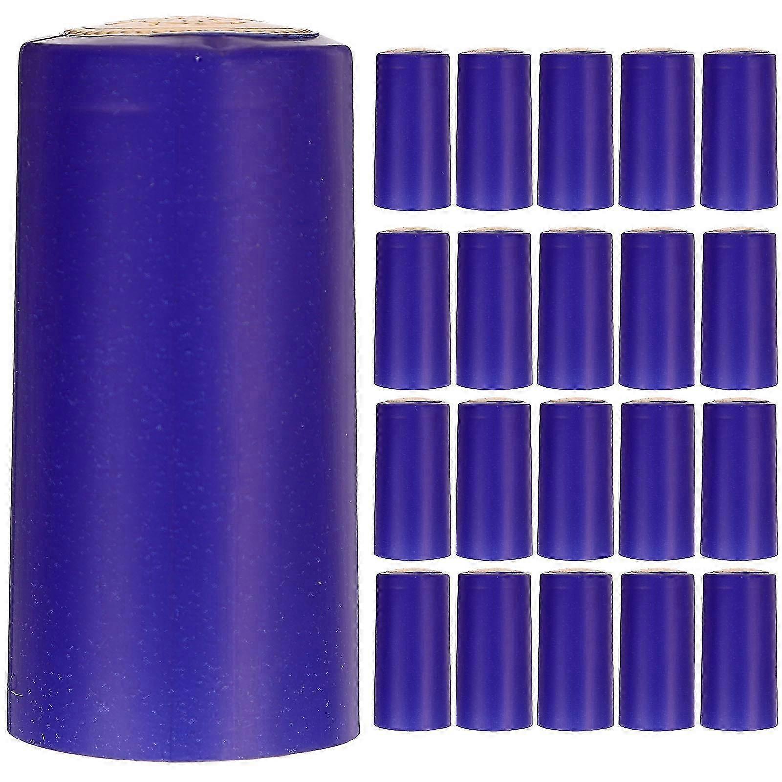50pcs Wine Bottle Shrink Caps Heat Shrink Caps Wine Shrink Wraps for Wine Cellars Home