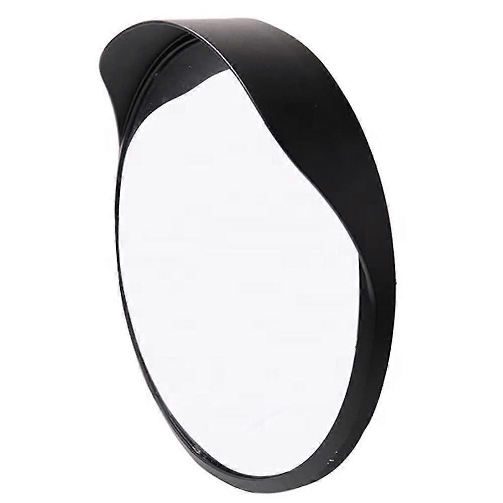 60cm Convex Traffic Safety Mirror with Sun Visor and Mounting Bracket for Outdoor Road Corner Visibility