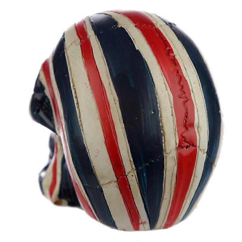 Skull Union Jack Head Ornament 1 Pack