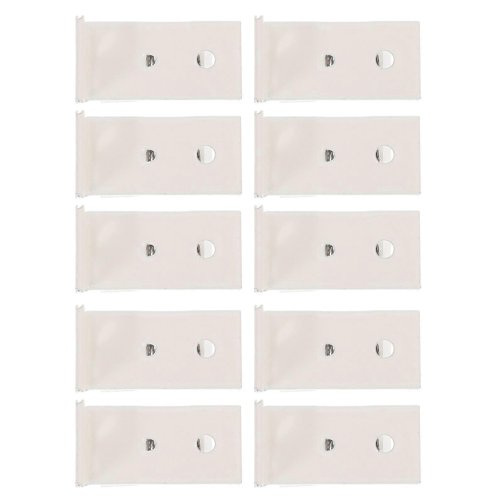 Curtain Track Brackets for Home Decor Iron Adjustable Support 12Pcs