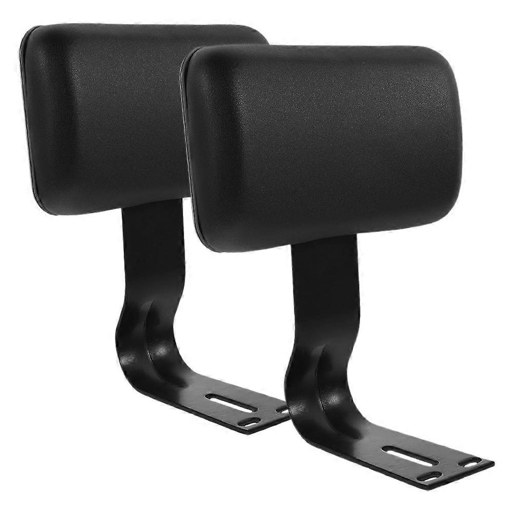 Bike Backrest for Replacement Back Cushion 2Pcs Sponge Padded Black