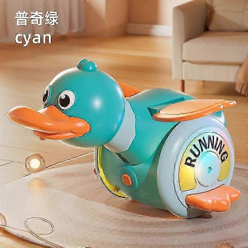 Crawling Duck Dog Toys, Interactive Dancing Duck Toys with Music Sounds & Lights