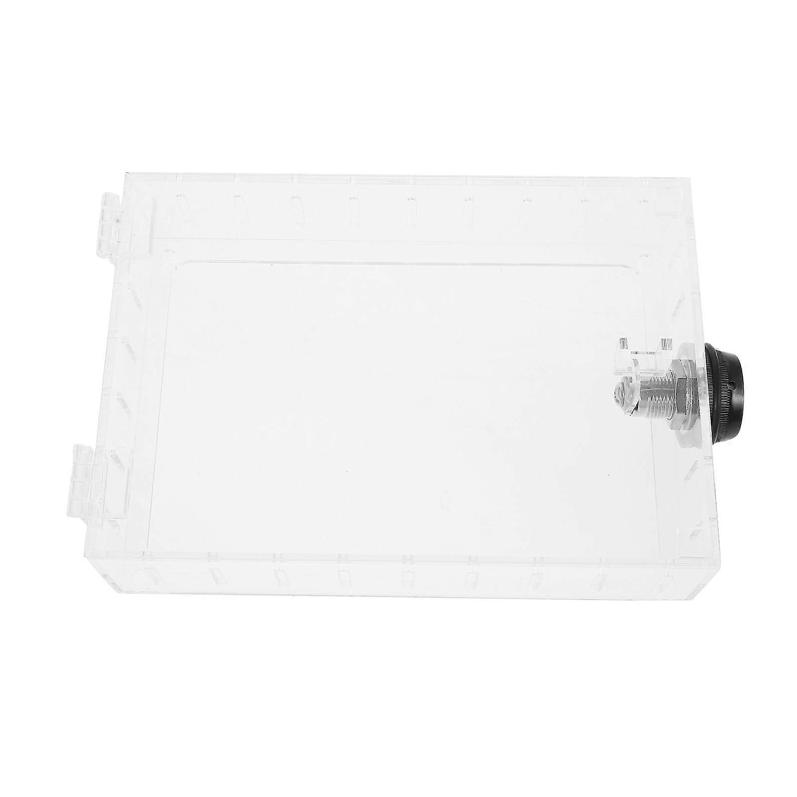 Square Thermostat Lockbox Universal Thermostat Guard Home Use Transparent 21.70X14.00X5.00CM Temperature Protection 1Pack