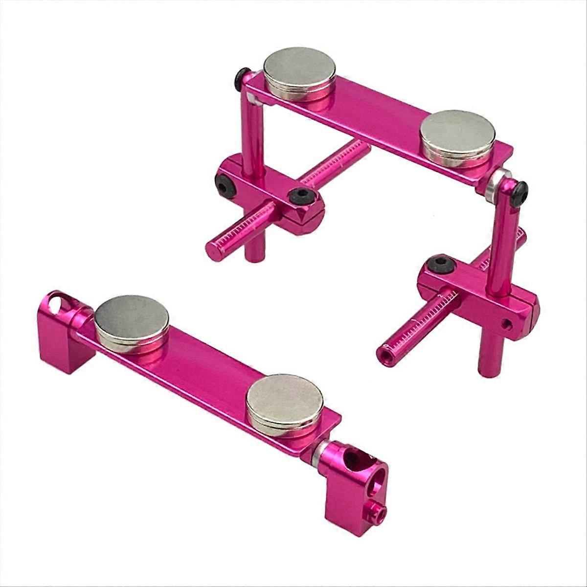 Flat Magnet for RC Car Body Shell Mount Kit for Tamiya TT01 Pink