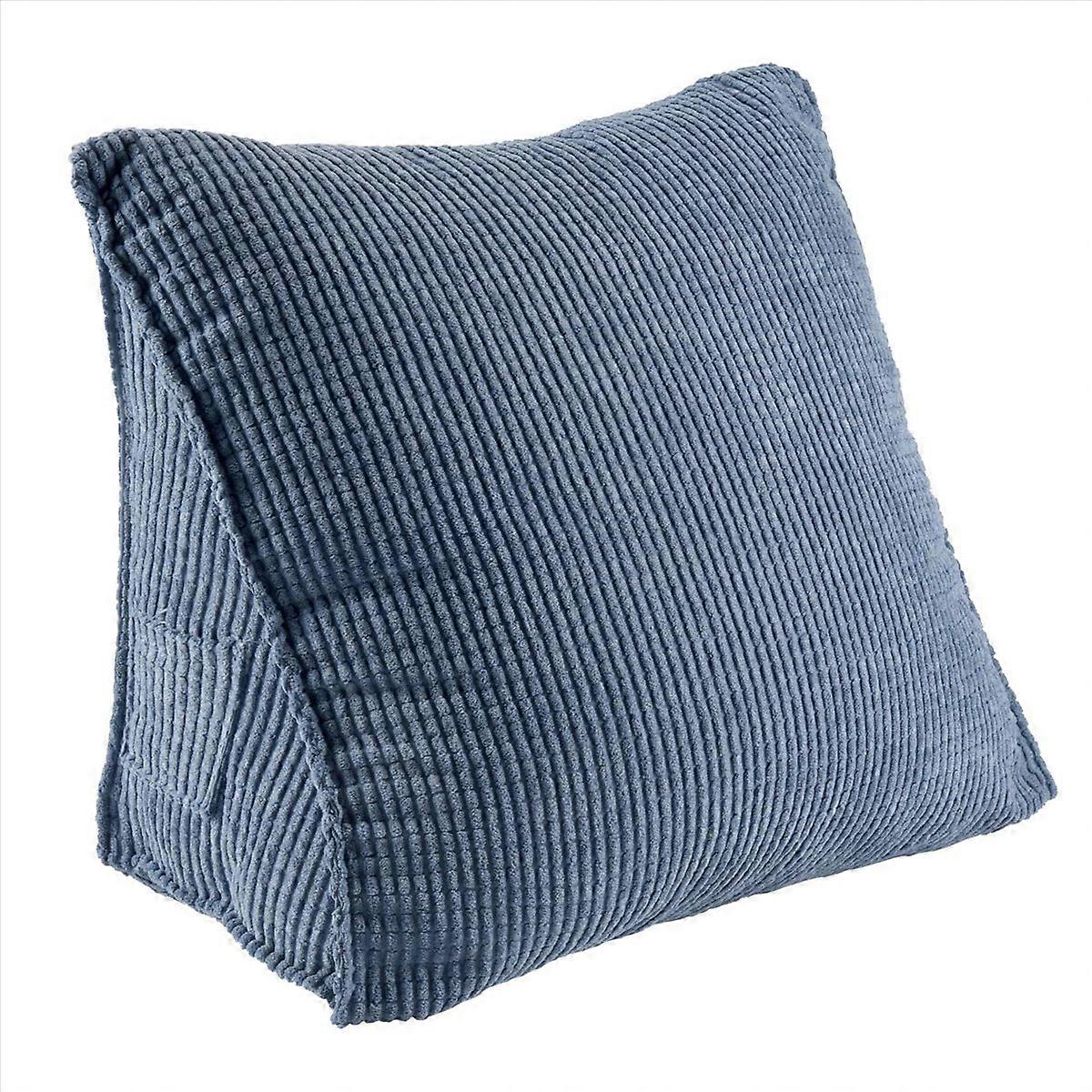 Coussin de dossier, coussin compensé, coussin lombaire (bleu)