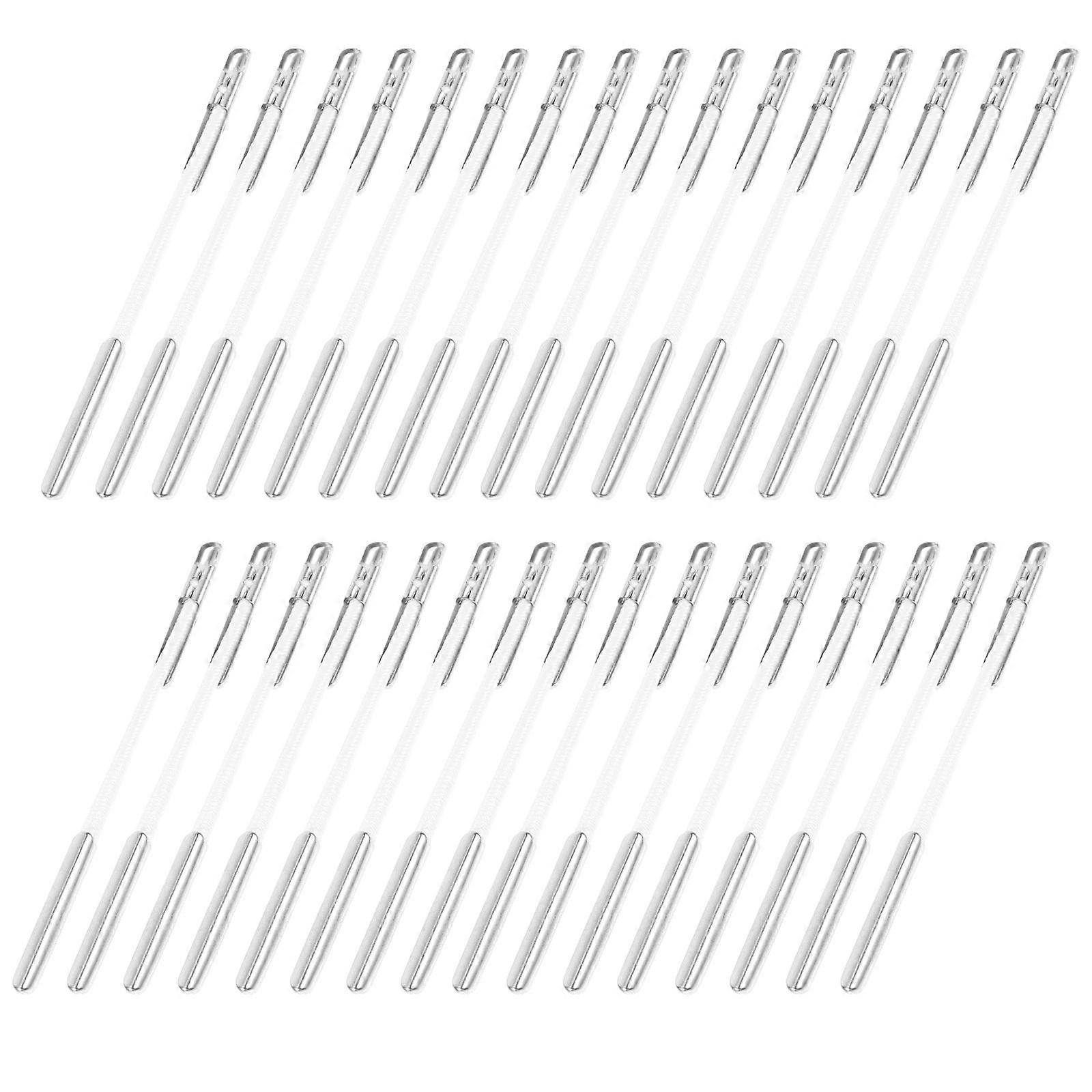 Elastic Band Barbed Cord for DIY Crafts 200Pcs with Metal Ends