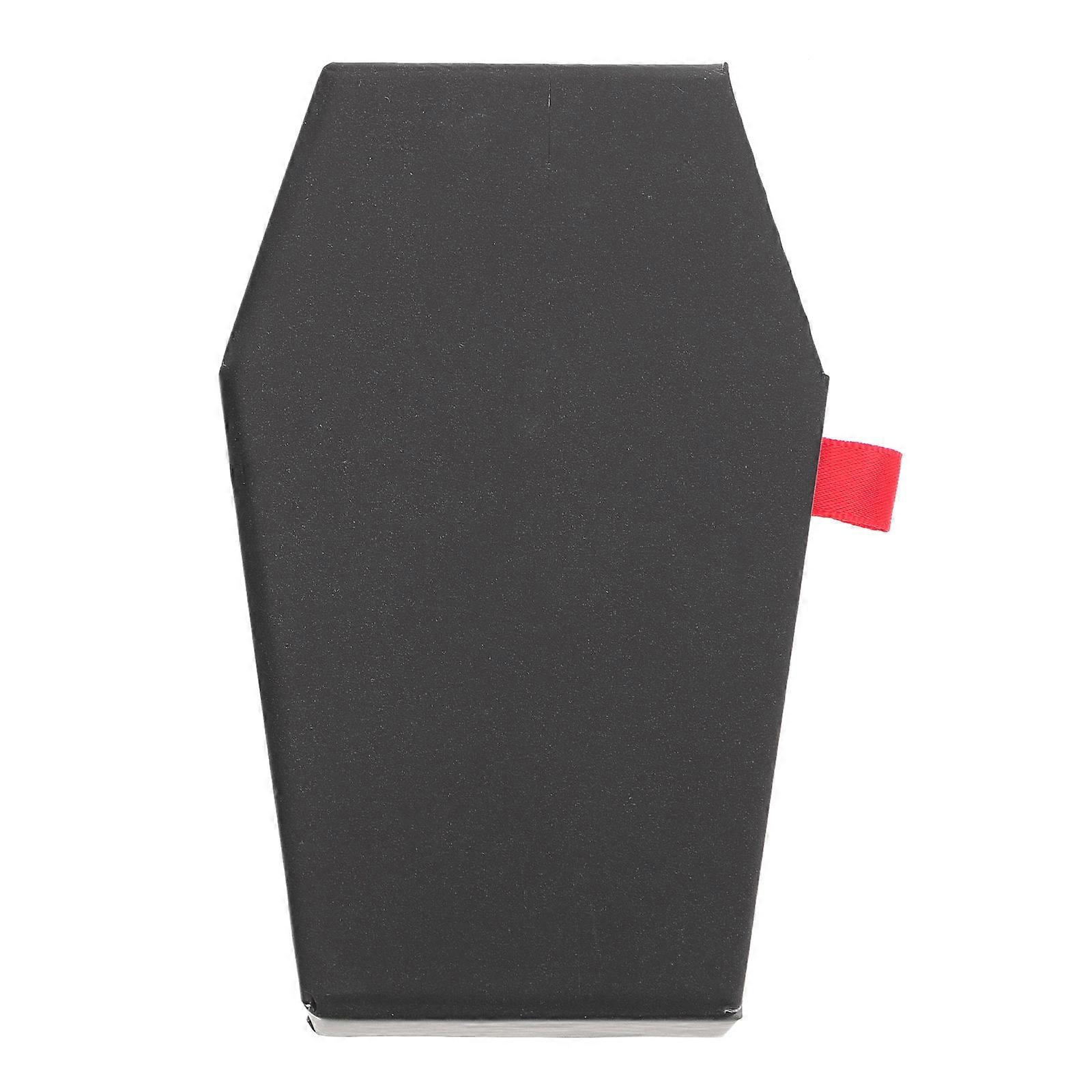 Coffin Storage Boxes for Jewelry 2Pcs Black Halloween Candy Boxes