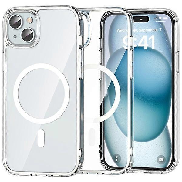 ColorPop compatible with iPhone 15 Case CH MagSafe Transparent/White