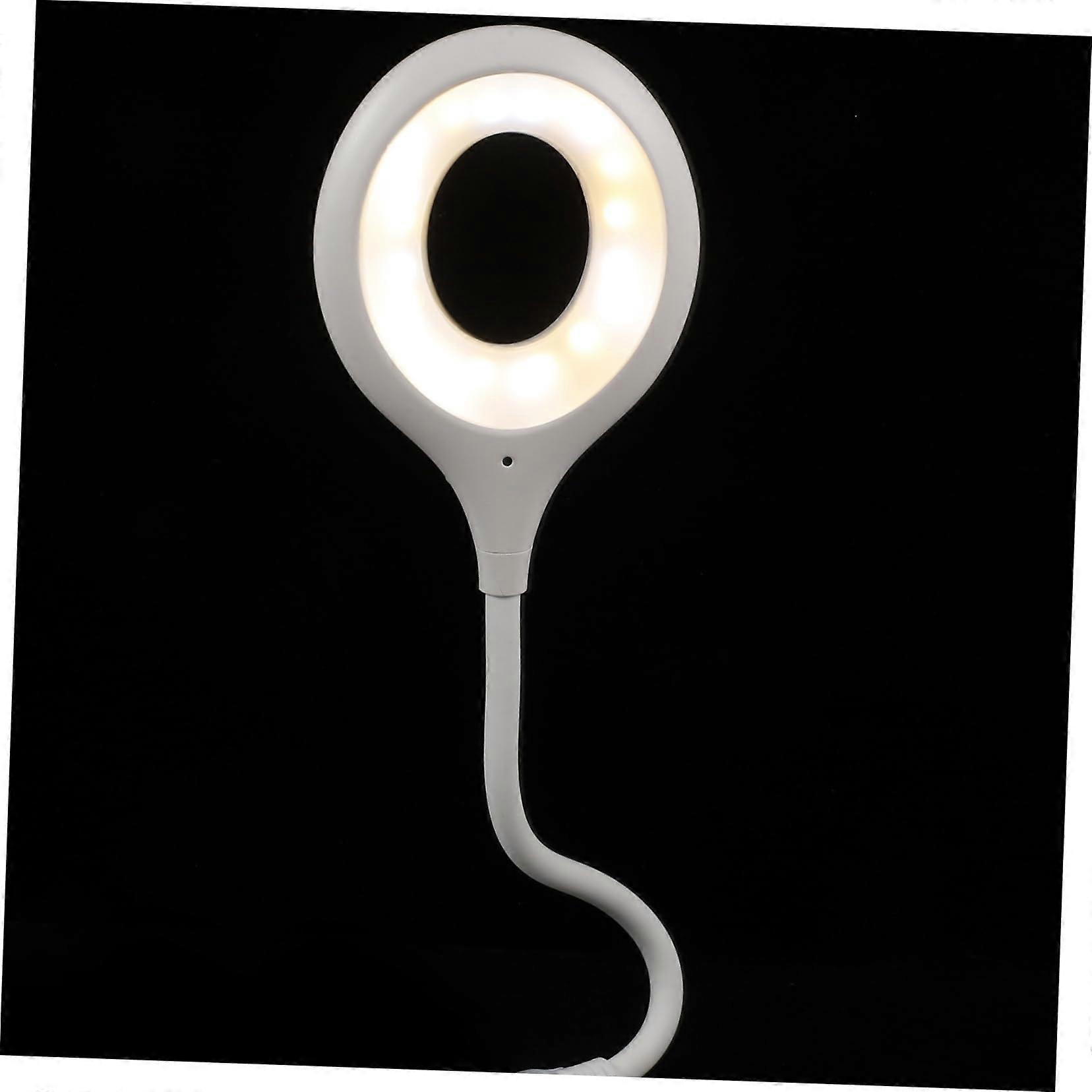 Voice Control USB LED Night Light with Adjustable Brightness Flexible Gooseneck for Bedroom Reading