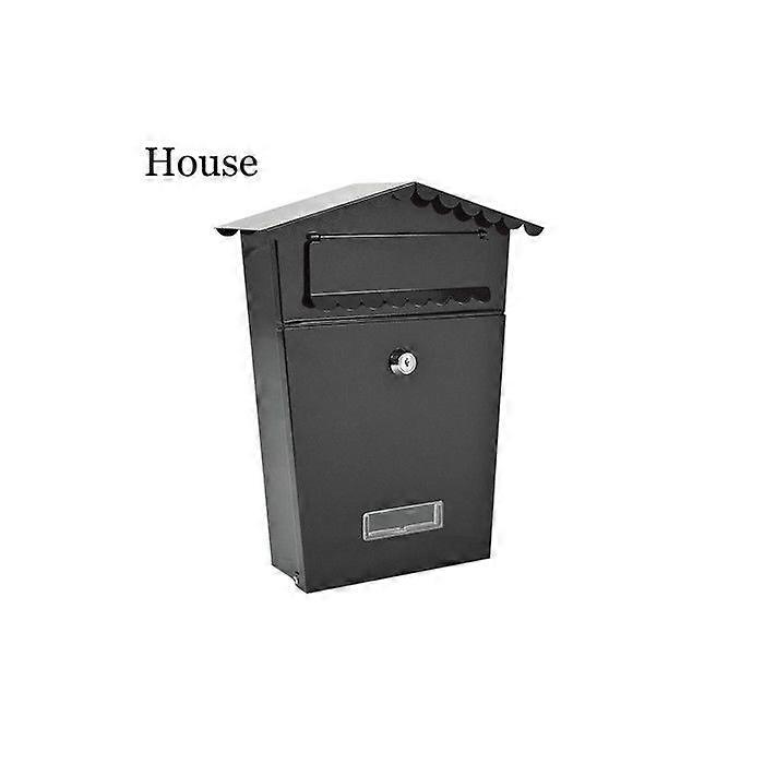 Black House stålbrevkasse