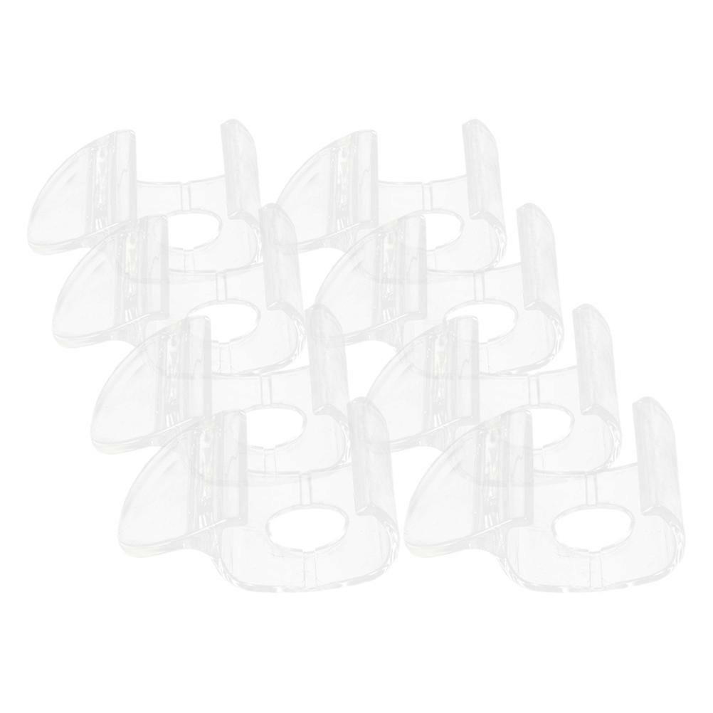 Transparent Cordless Shade Handle for Roller Blinds Operation 8Pcs Set