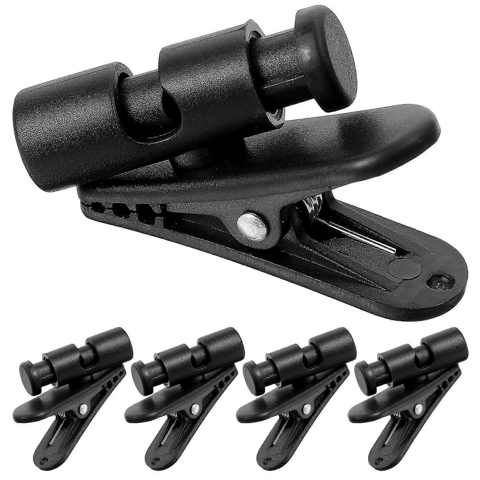 5 Pack Rotatable Headphone Cable Clip for Clothing, Tangle Earphone Wire Holder