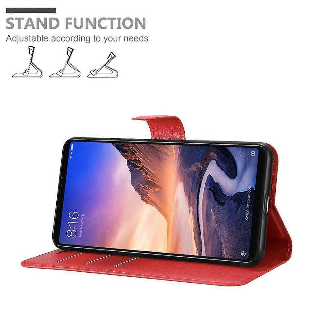 Xiaomi Mi MAX 3 Case - Protective Case with Card Slots and Stand Function