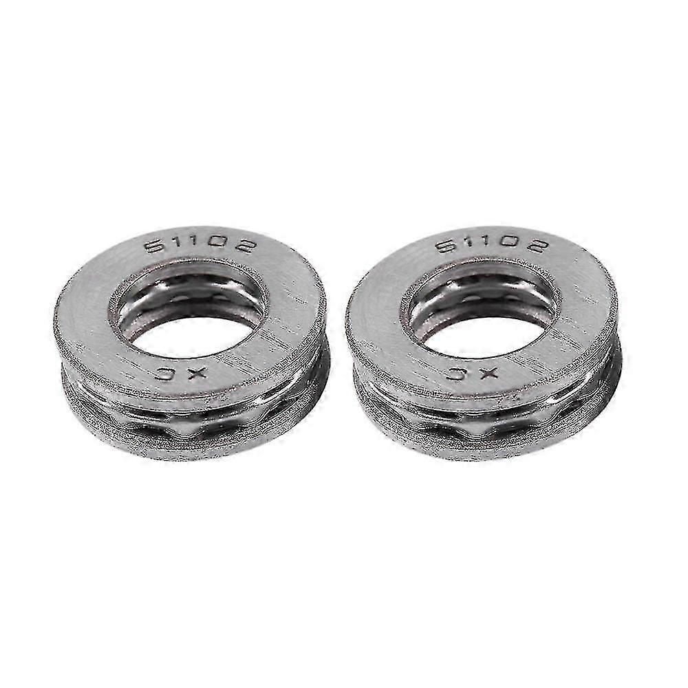 2 Pcs 15 X 28 X 9mm 51102 Single Direction Thrust Ball Bearings