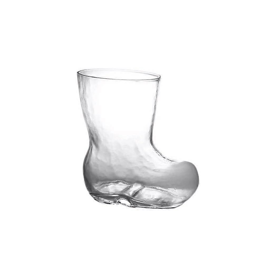 Boot Shaped Glass Beer Mug Clear Transparent Cup Durable Odor Easy Clean for Drinks