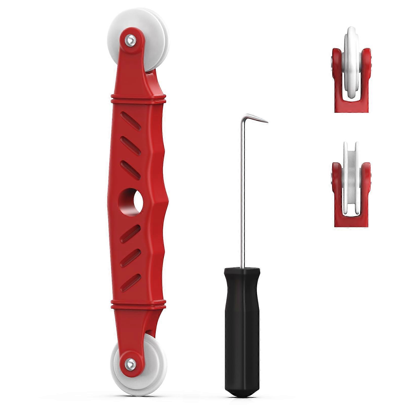 Screen  Tool Set with Dual Wheel Roller and Spline Hook for Precise Window and Door Mesh Installation