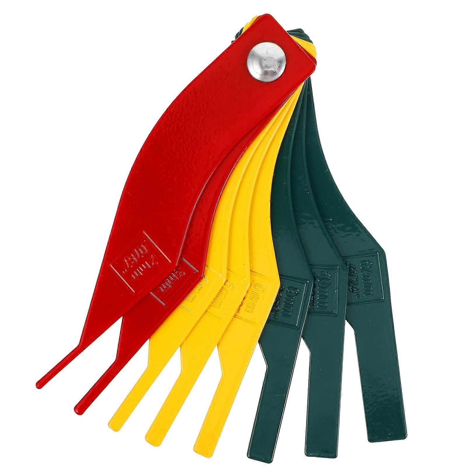 Brake Pad Thickness Gauge with Precision Measurement for Cars and Trucks, Durable Steel Tool