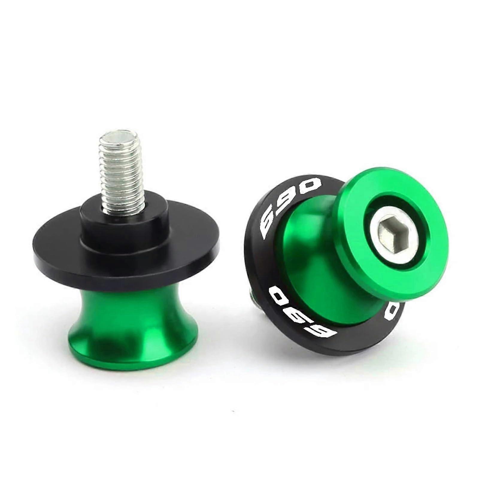 Motorcycle Swingarm Spools Sliders for KTM 690R D690 – Green Stand Screws Protects Swingarm