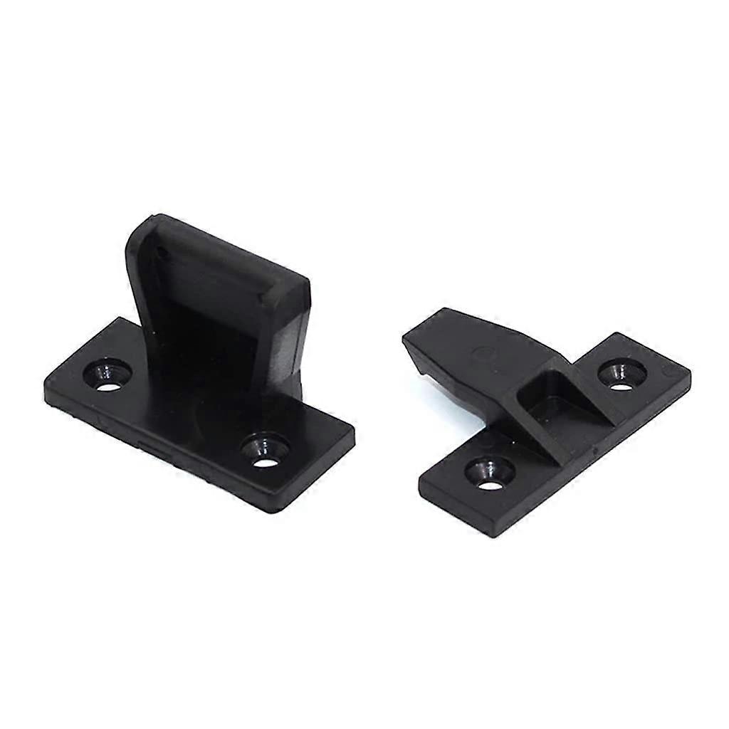 Furniture Connector Set with Durable Plastic Corner Brace for Secure Cabinet and Bed Frame Assembly