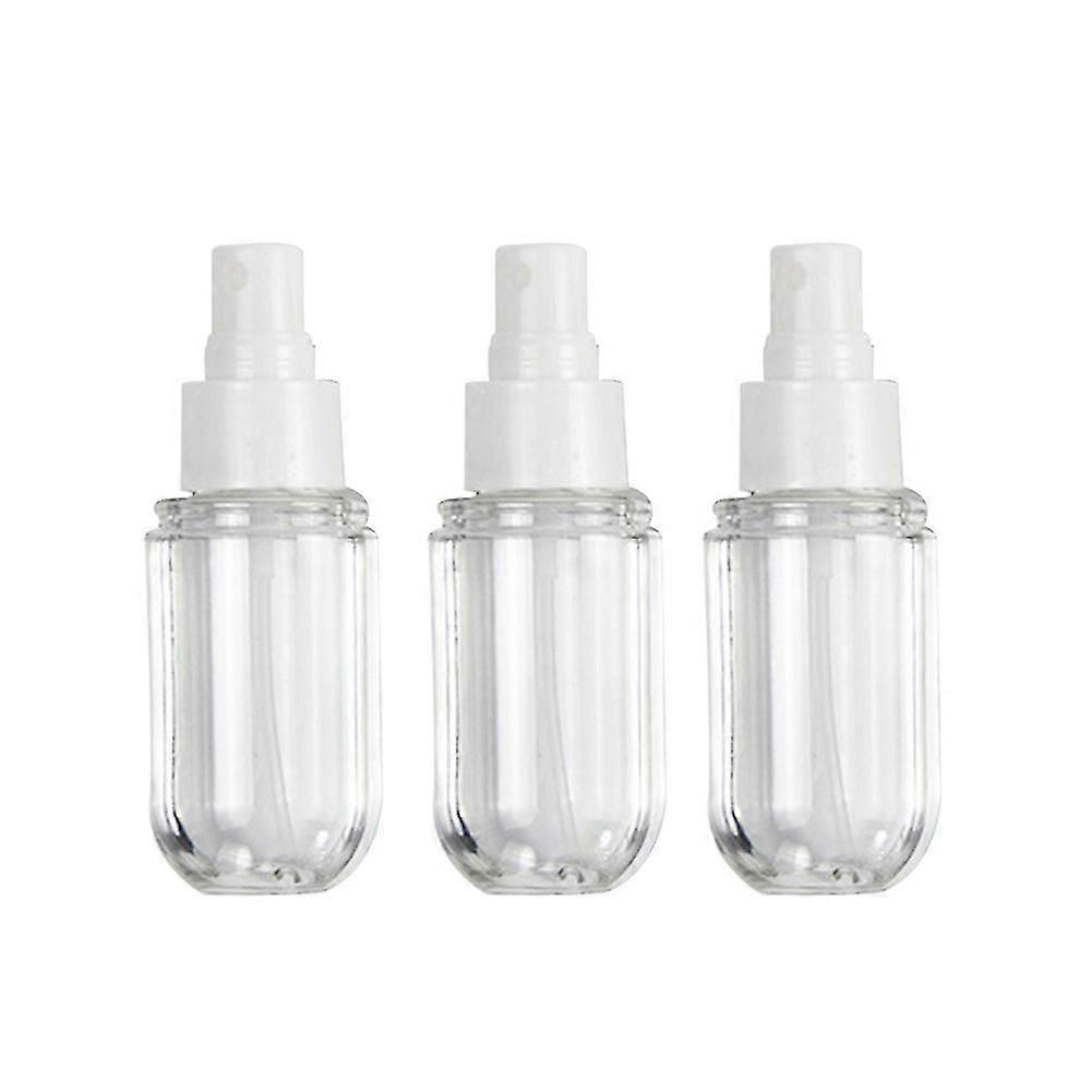 3pcs 40/60ml Travel Mini Refillable Clear Perfume Press Pump Empty Spray Bottle