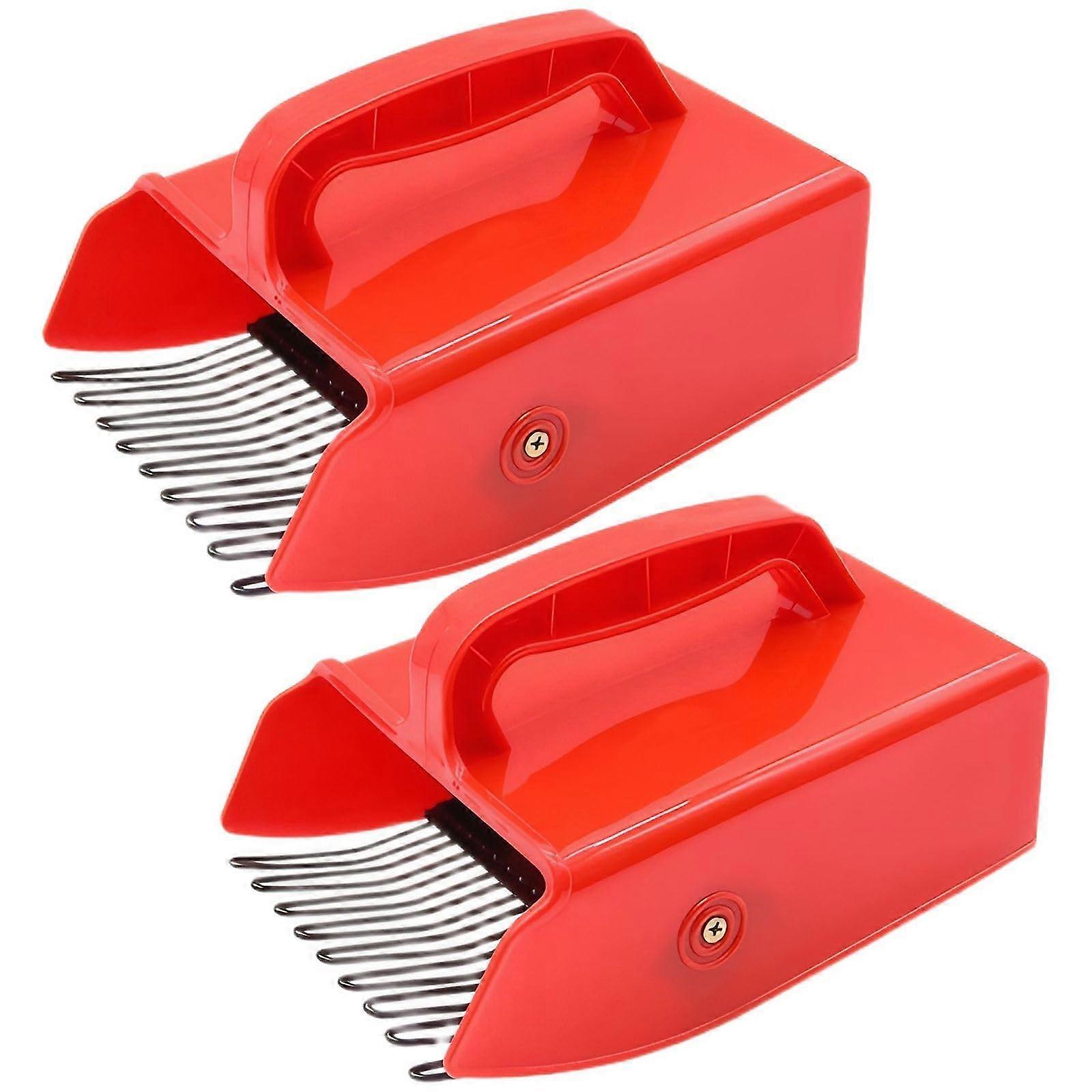 Berry Picker with Ergonomic Comfort Grip and Efficient Metal Comb for Quick Fruit Harvesting