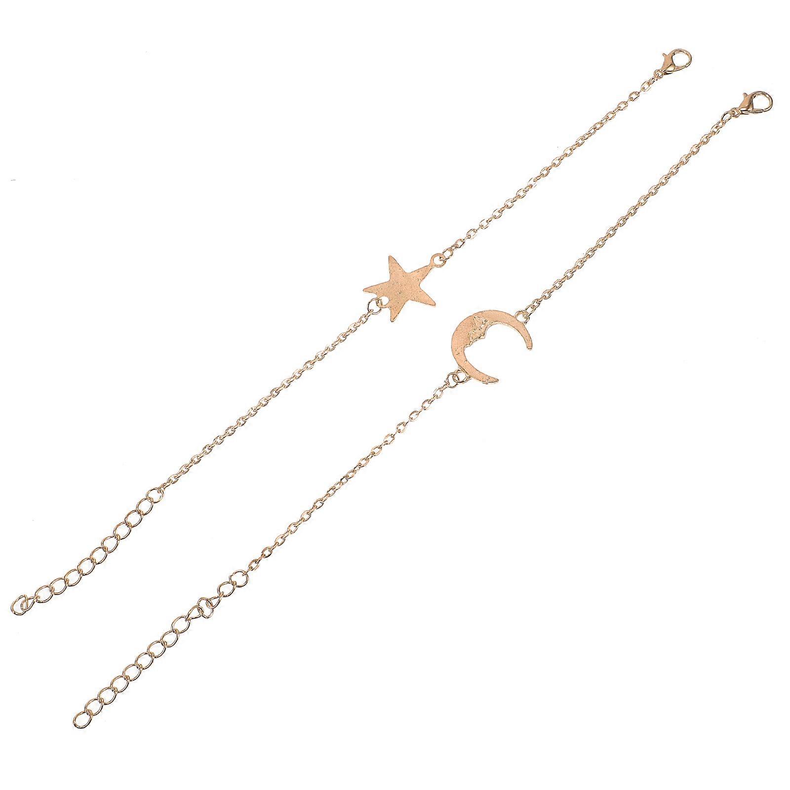 Bracelet Sets 3Pcs Star Moon Bracelets for Decoration