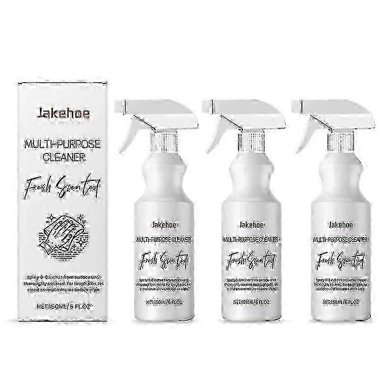 Multi Purpose Cleaner, 3pcs Brazilian Waves Household 150ml