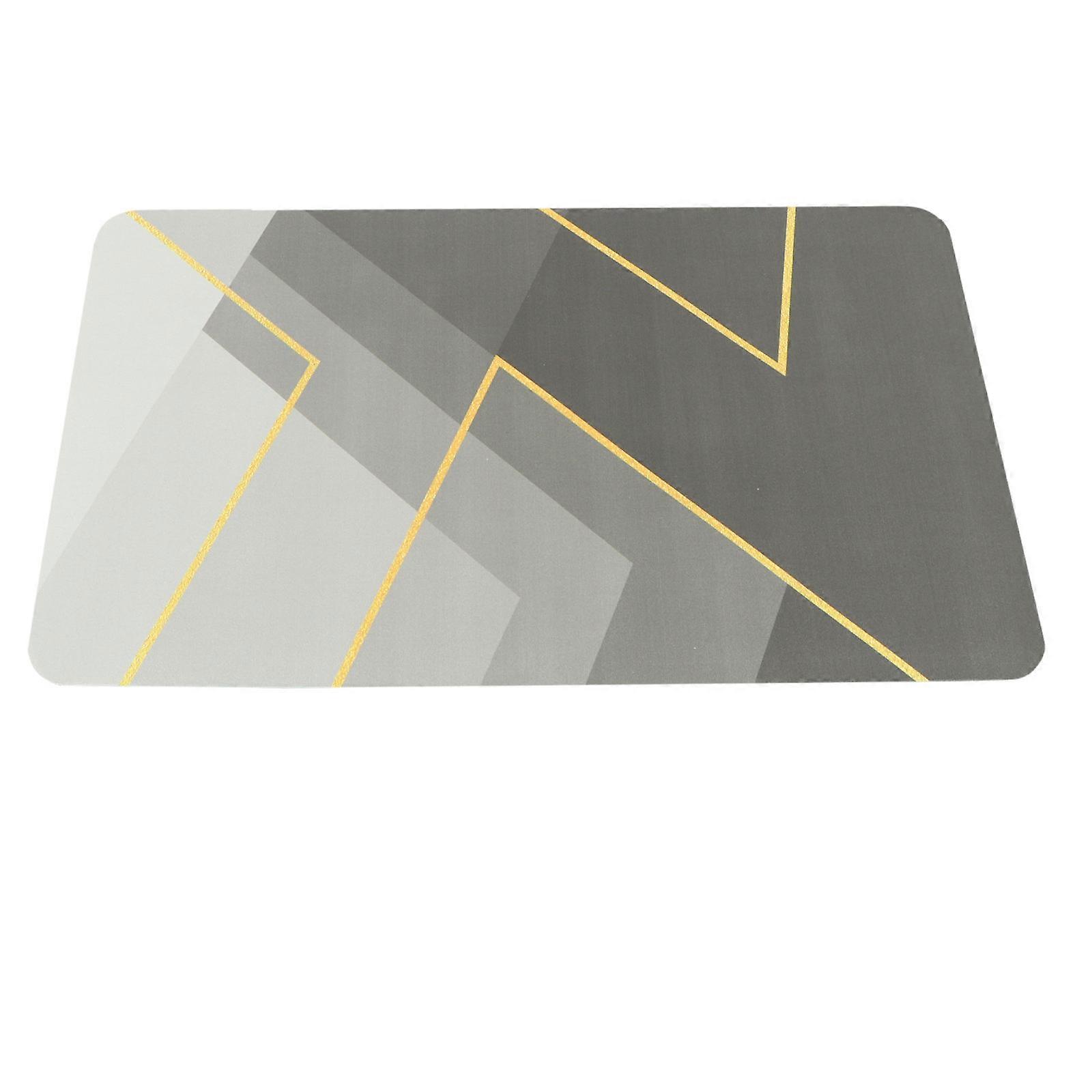 Non-Slip Floor Mat 2Pcs Rectangle Doormat Suitable For Home Use In Grey