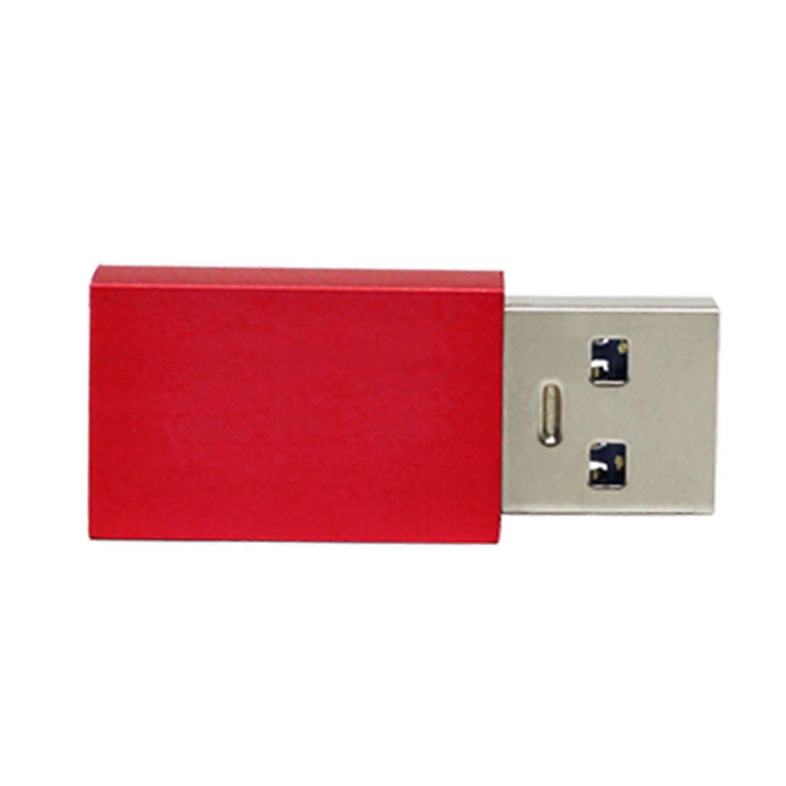 USB Data Blocker Safe Charging Adapter AntiHacking Protection  Voltage 12V 3A Red