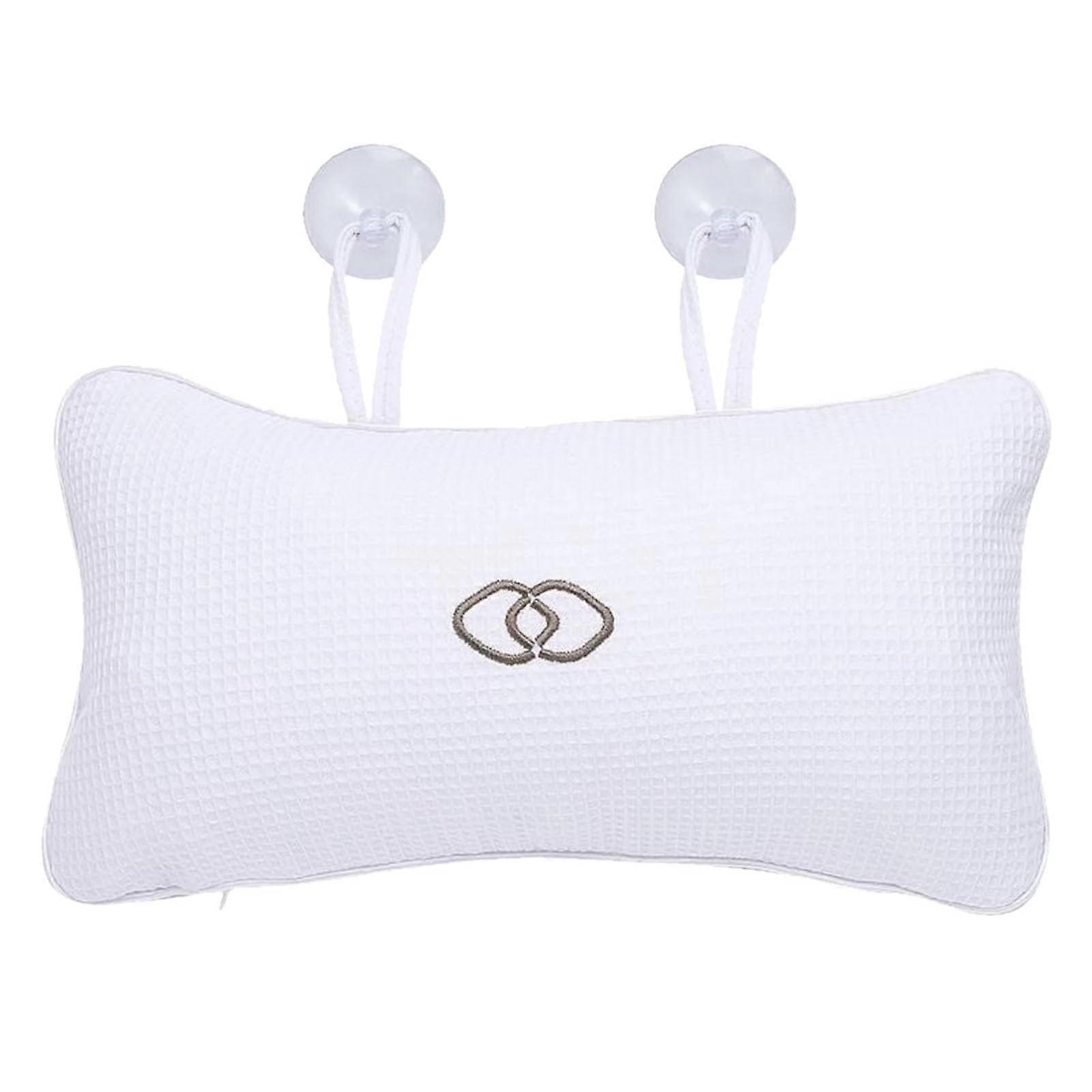 Inflatable Bath Pillow for Head and Neck Support with Ergonomic Design and NonSlip Suction Cups Ref: 7622