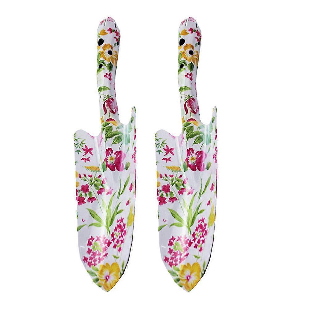 Flowerpot Iron Garden Tools for Plant Use 2Pcs Printed