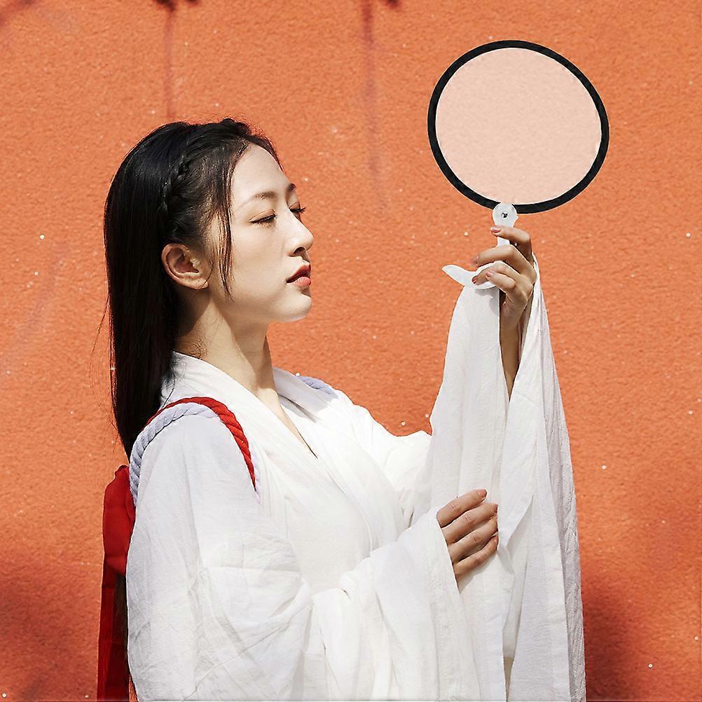 Foldable Fan Handheld Round Fan for Summer 4Pcs Collection