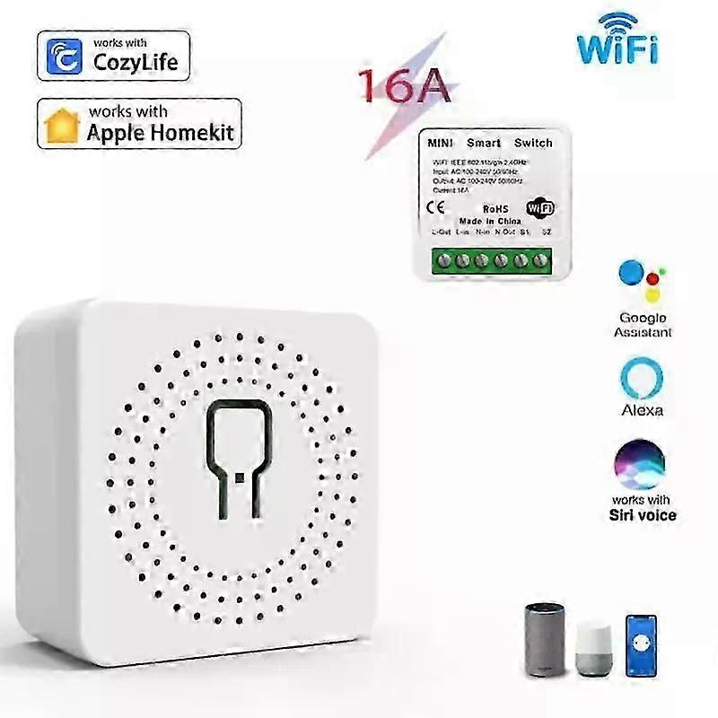 Athom Smart Home preflashed TASMOTA Mini Relay Switch 3 Way 16A