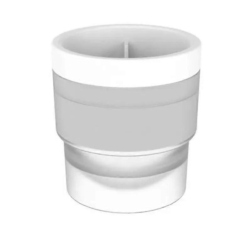 Silicone Ice Ball Mold 2pcs White Round Sphere Maker for Whiskey and Drinks