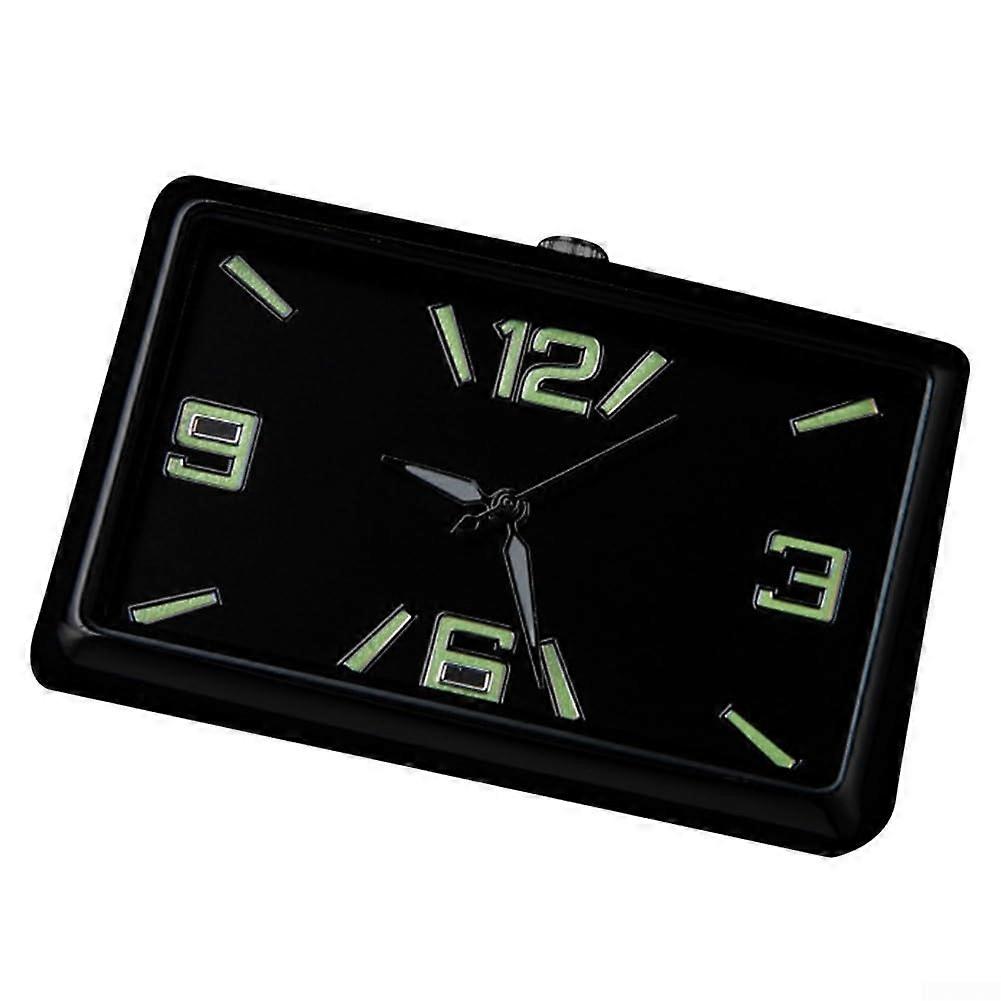 Car Dashboard Clock with Luminous Pointer, Accurate Quartz Movement and Compact Shockproof Design